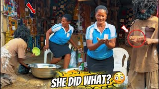 A HOMELESS MAN ASKED FOR GARRI… HER RESPONSE SHOCKED EVERYONE 😳 #usa #fyp #viral #kindness #fypシ 