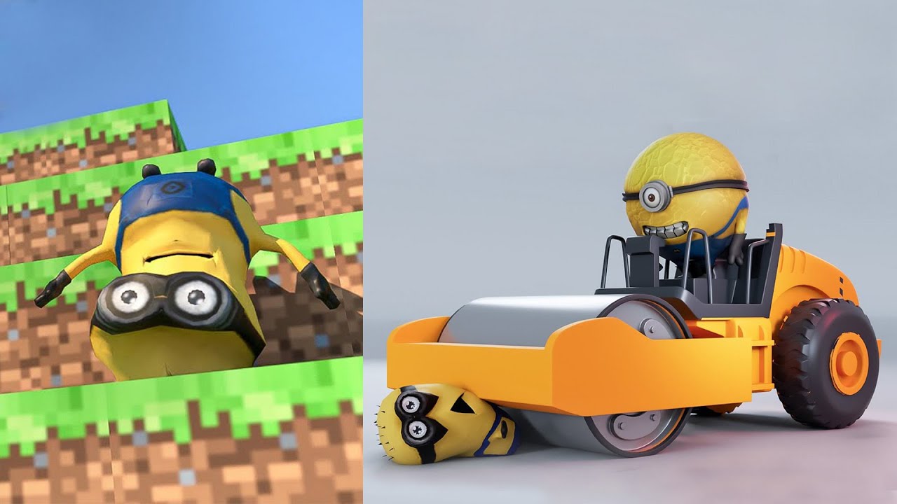 Minions Vs Jelly Minions+ Surprise Bonus! ‿ 🍌 - YouTube