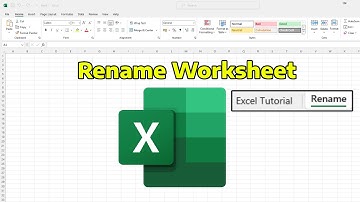 How To Rename A Worksheet in Microsoft Excel