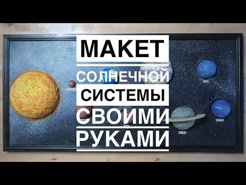 Планеты для солнечной системы из папье-маше