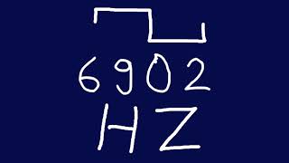 6902 hz square