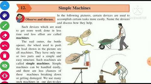 Std - 6th Sub - General Science Chapter no. 12 Simple Machines Part - 1