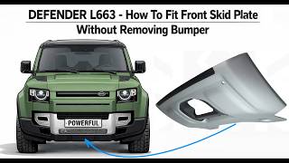 Career Overview Fitting the Defender L663 undershield skid plate without removing the grille & bumper