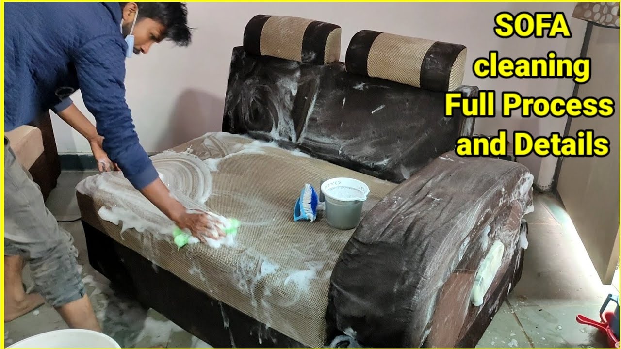 My Sofa Cleaning Complete Process and Details in Telugu how to clean