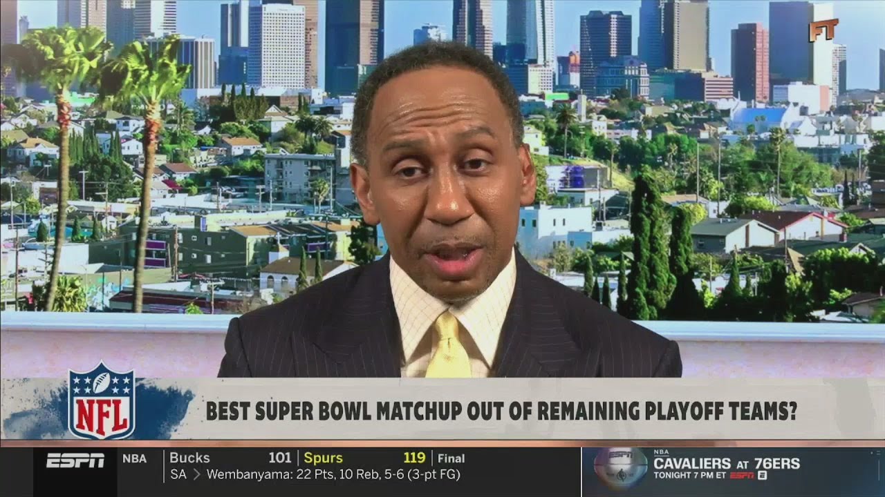 FIRST TAKE | "I want to see Caleb vs. Allen" - Stephen A. has Bears & Bills are going to Super Bowl