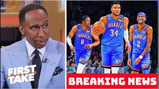 FIRST TAKE | Thunder should TRADE Holmgren for Giannis if they loss West Finals! - Stephen A.