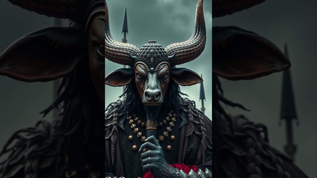 Bosou Koblamin Voodoo mythology   the bull horned loa of strength and protection