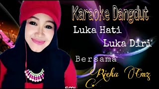 Luka Hati Luka Diri | Rieka Cmz | Karaoke Smule Online | Duet Cowok Cewek