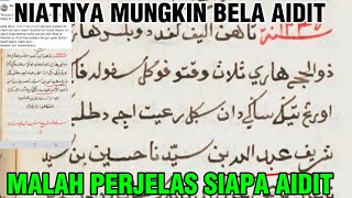 AH BASO, MAYBE HIS INTENT WAS TO DEFEND AIDIT?? FINALLY IT'S CLEAR WHO AIDID IS??