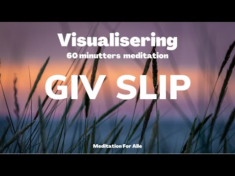 MEDITATION: Lang Visualisering - GIV SLIP på Bekymringer og Tankemylder