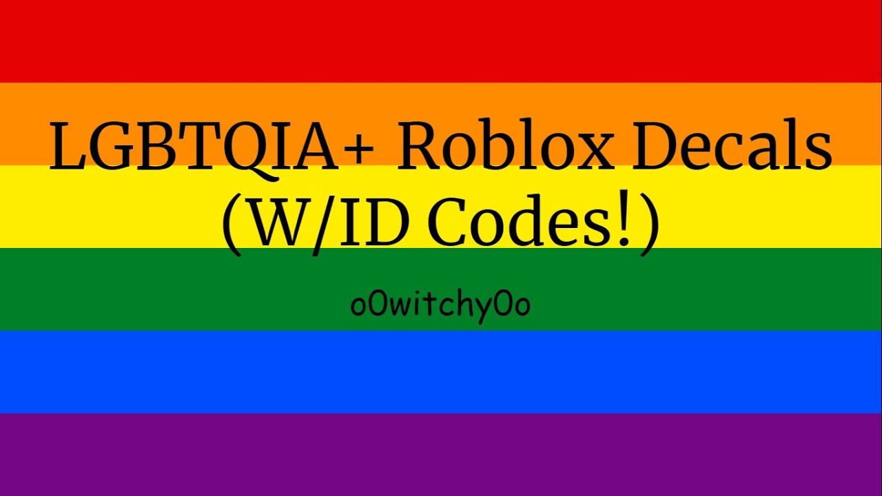 Id code ROBLOX (ambos generos)