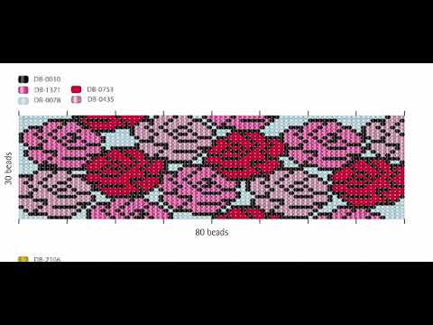 Beautiful loom bead patterns, stitches patterns
