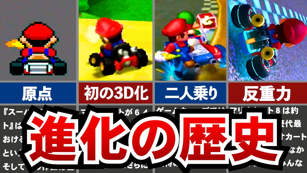 【歴代マリオカート】伝説を作ったゲームの進化の歴史