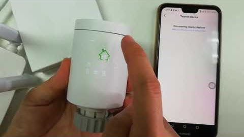 HY368 TRV Zigbee Thermostat:How to connect Zigbee TRV