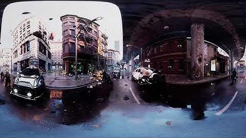 Unreal Engine 4. Camera 360. Rendering 360  Raytracing DXR. Test3