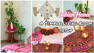 Floor Seating Ideas For Living Room || Indian Living Room Decorating Ideas