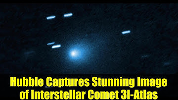 Hubble Captures Stunning Image of Interstellar Comet 3I-Atlas