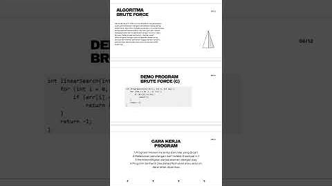 Analisis algoritma BRUTE FORCE dengan CONQUER T13