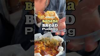 Banana Bread Pudding Recipe 😍 Transform Your Leftover Bread into Amazing Dessert | AirFryer Recipes