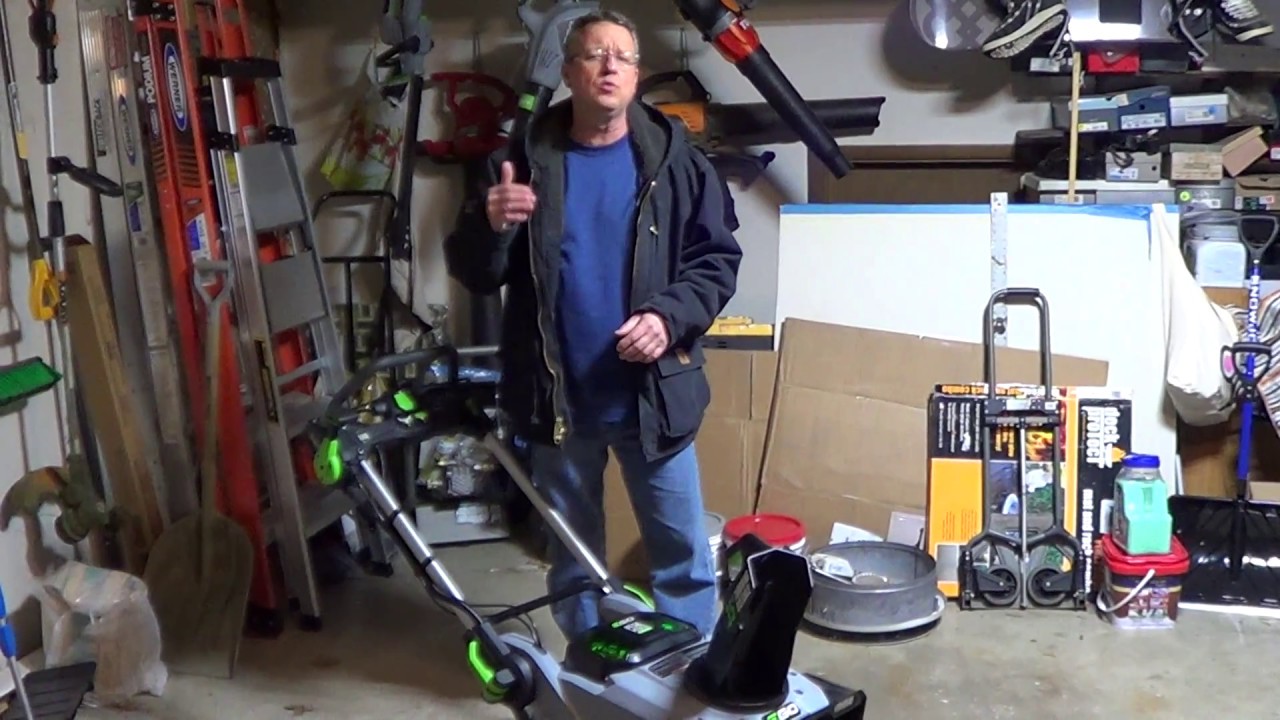 Storing The Ego Cordless Snow Blower For The Off Season Youtube