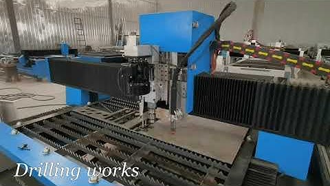 Affordable CNC Plasma Cutter with Drilling head for Industrial Applications