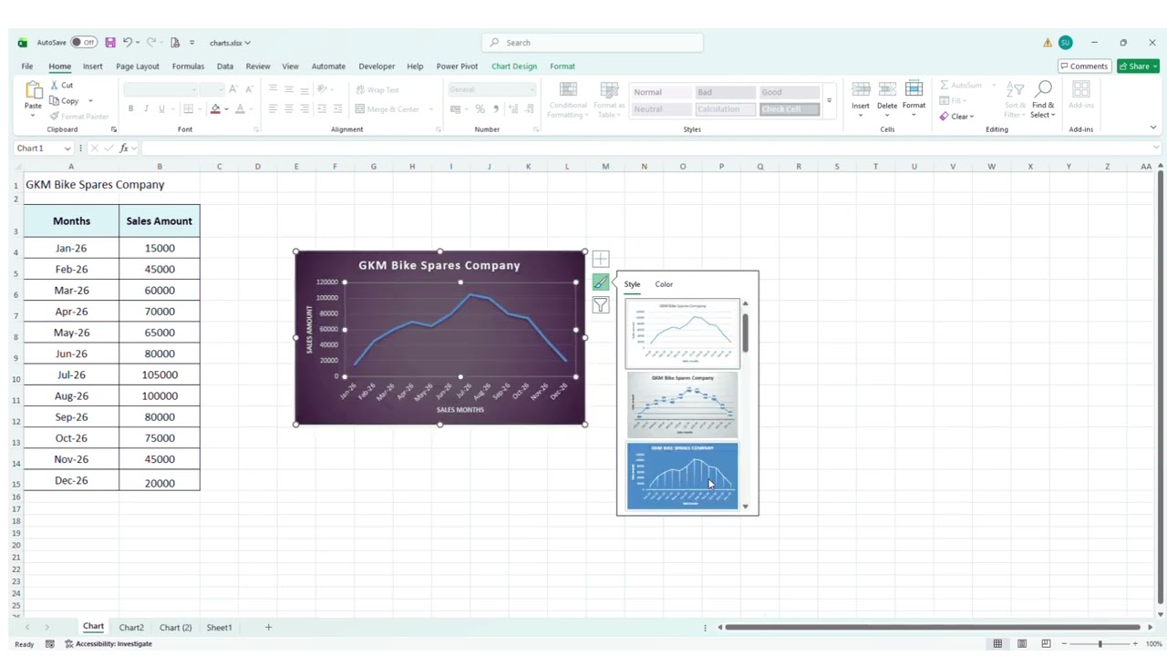 Excel Charts Explained for Beginners | Create Stunning Charts Easily