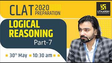 Logical Reasoning #7 || CLAT 2020 Exam Preparation || By Akshay Sir