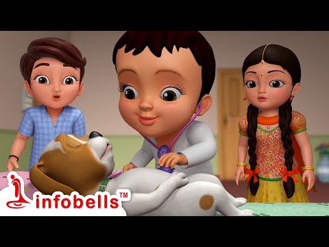 Pappuki Vaccindi Jvaram - Doctor Doctor Pretend Play | Telugu Rhymes for Children | Infobells