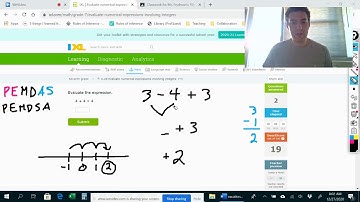 IXL 7th grade C.24 - Evaluate numerical expressions involving integers