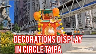 DISPLAY OF DECORATIONS FOR LUNAR FESTIVAL IN CIRCLE TAIPA 