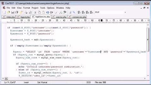 143   Protecting the User Against SQL Injection   PHP Tutorials