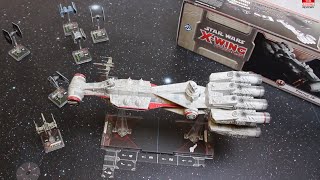 Tantive IV CR90 - UnBoxing & Detailed Review - Star Wars X-Wing Miniatures Game Expansion Pack