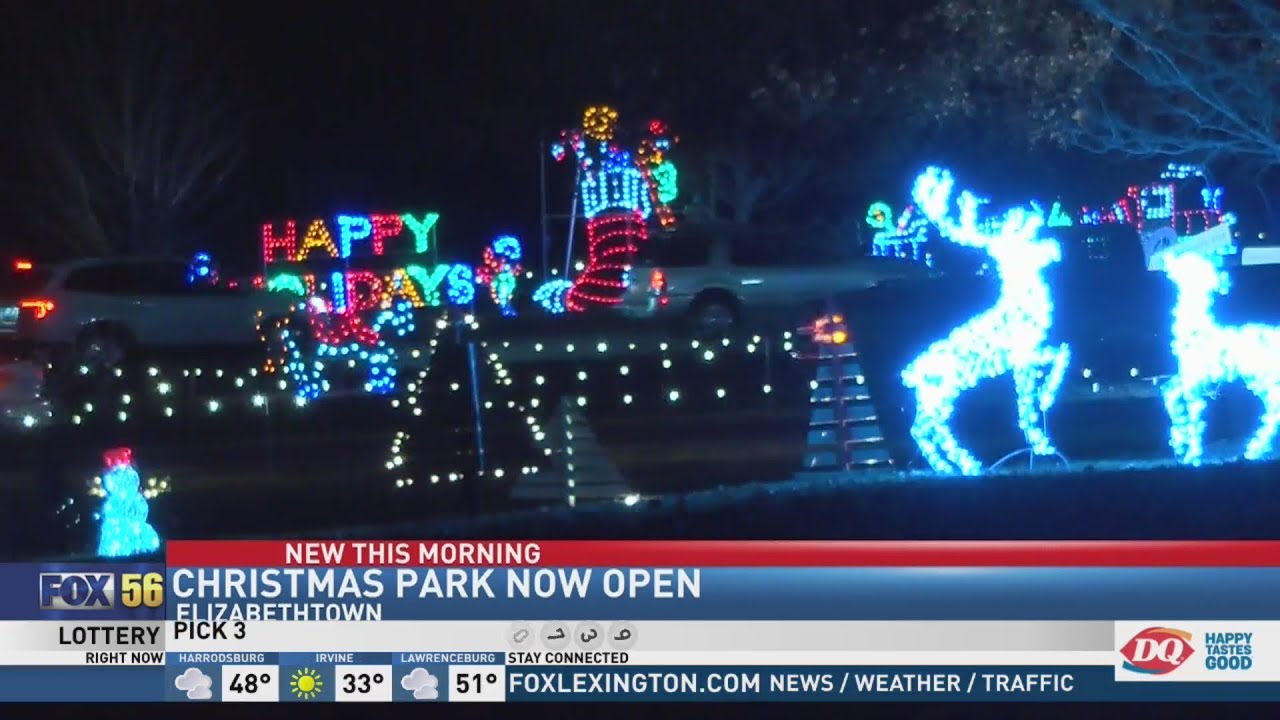 Elizabethtown Christmas Park now open YouTube