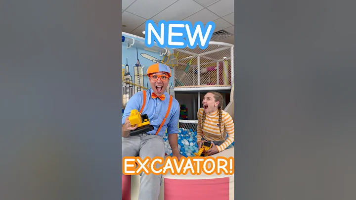 Excavator! HERE WE GO AGAIN😏! Amanda Seyfried NEW Music Video Tomorrow! #blippi #shorts