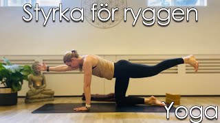 Styrka för ryggen med Yoga