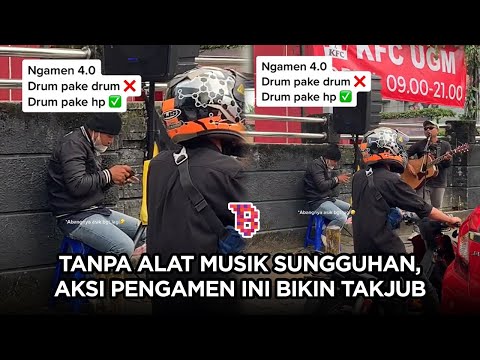 Canggih, tanpa alat musik asli, aksi pengamen ini bikin publik takjub | TRENDING