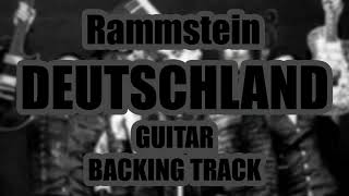 Rammstein - Deutschland (Guitar Backing Track w/ Vocals)