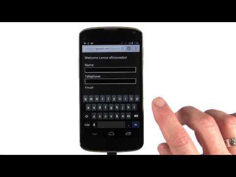 Input keyboards - Mobile Web Development