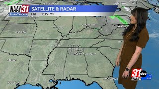 Tracking warmer temperatures and rain for next week
