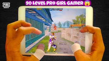 90 Level Ultra Pro Girl Challenge Me 😱 iPad Mini 5 Fastest Tdm 1V1 With Handcam 😎