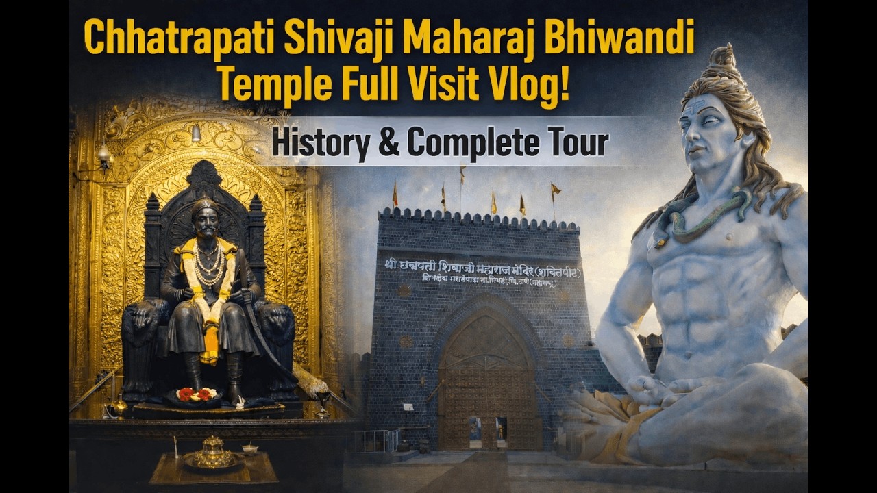 Chhatrapati Shivaji Maharaj Bhiwandi Temple Full Visit Vlog!  History & Complete Tour