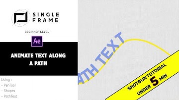 How to animate text along a path