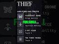 Thief is quite enjoyable if i do say so myself….