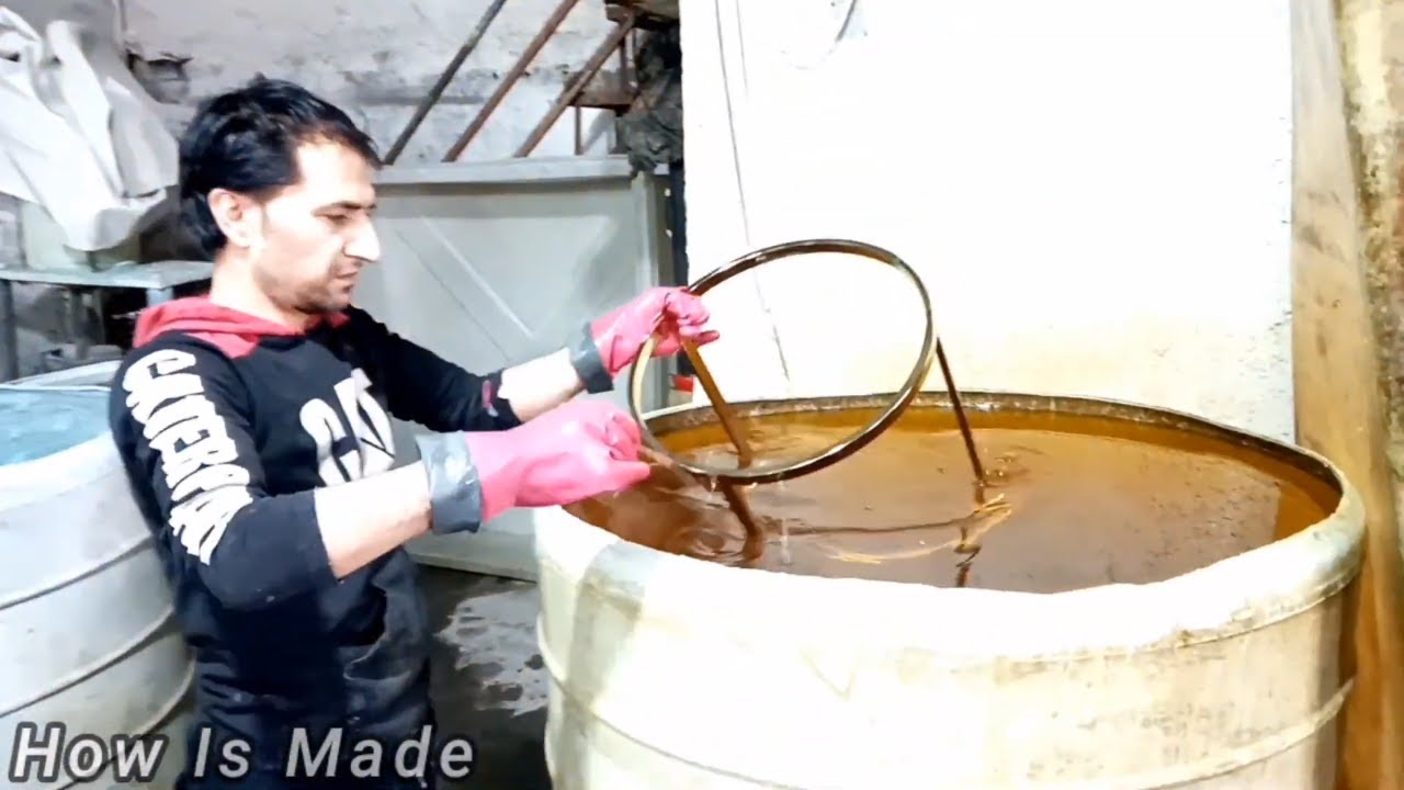 Весь процесс изготовления и покрытия металлических деталей /никелирования /мебельной передней стойки