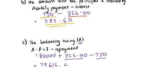 Year 12 Math - Reducing Balance Owing