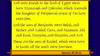Chuck Missler  Genesis Session 23 Ch 46 48, 50 The Family In Egypt