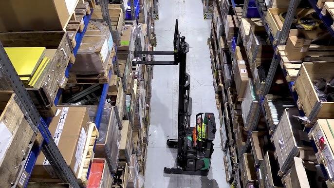 Sensia Em Reach Truck From Mitsubishi Forklift Trucks Youtube