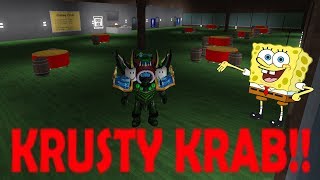 Roblox Bloxburg I MADE THE KRUSTY KRAB (Spongebob)