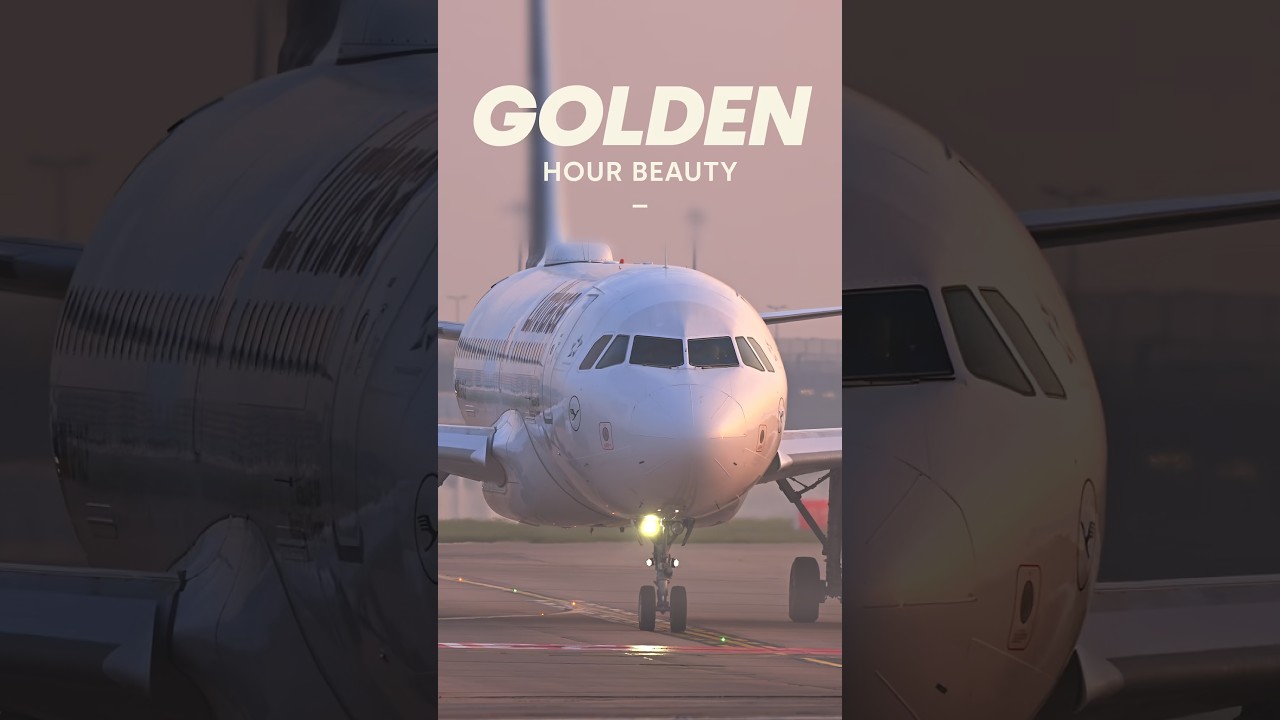 Golden hour A320 perfection