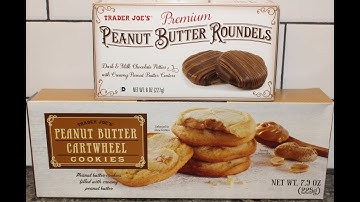 Trader Joe’s Peanut Butter Roundels and Peanut Butter Cartwheel Cookies Review